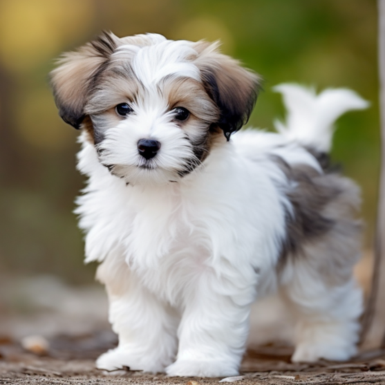 Havachon puppy with Silky Coat